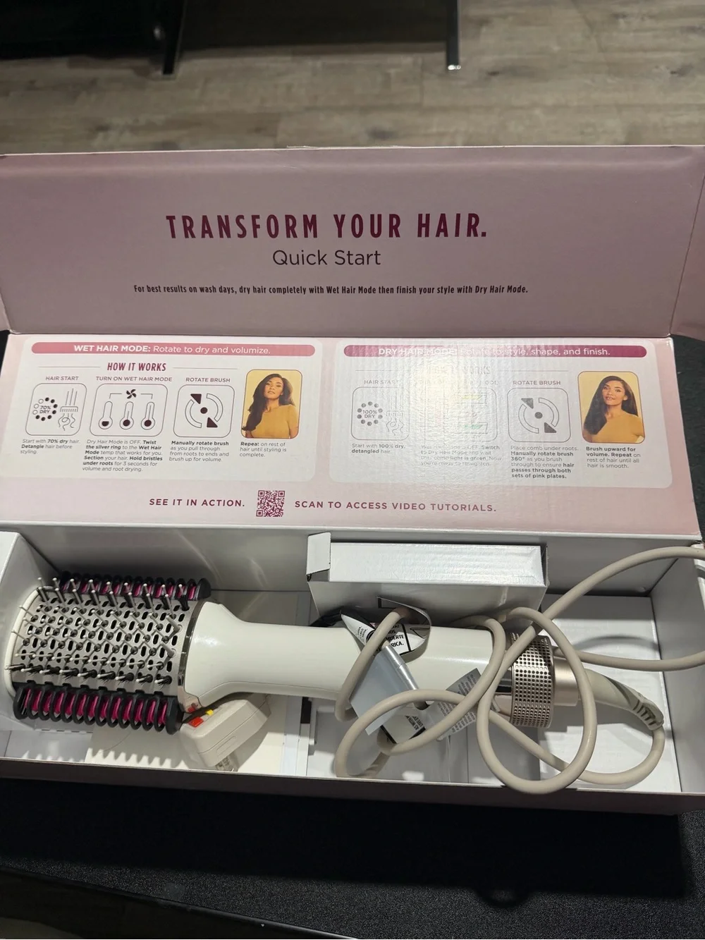 All Hair Heated Comb Styler - Plum
